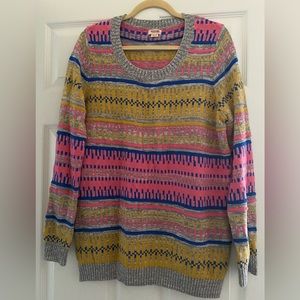 Preowned and loved MOSSIMO size xxl  multi colored sweater plus size
